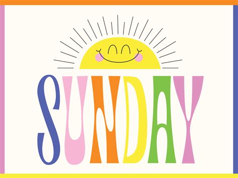 Sunday by Katie Daugherty on Dribbble