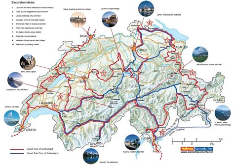 Grand Tour of Switzerland Map