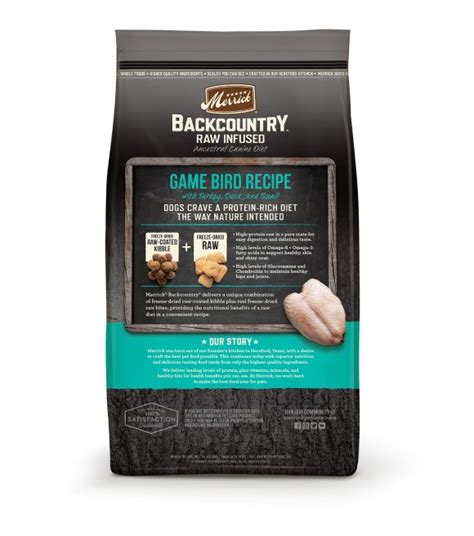 Merrick, Backcountry Raw Infused Game Bird Recipe Dog Food - Wilco Farm Stores