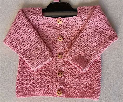 EASY PEASY CROCHET BABY CARDIGAN - toyslab creations