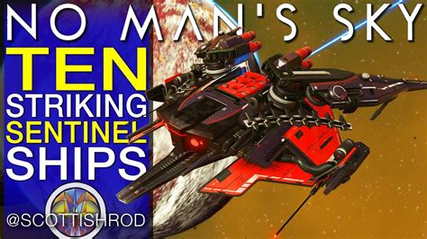 10 Rare Striking Sentinel Ships - S-Class Upgraded Slots - No Man's Sky ...