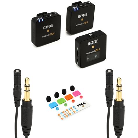 Rode Wireless GO II Dual Channel Wireless Microphone System Dual ...