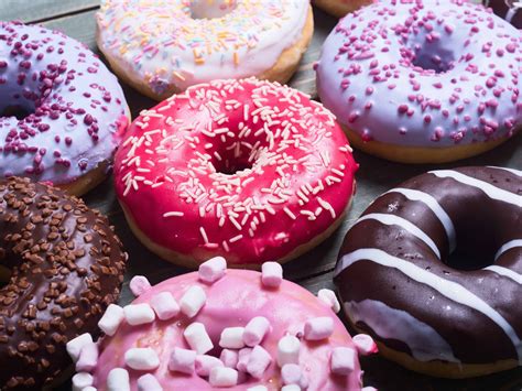 This map highlights the most popular donut flavor in each state