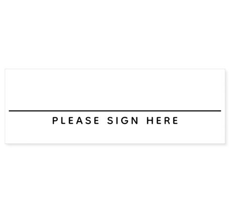 Please sign signature here request self-inking stamp | Zazzle | Self ...