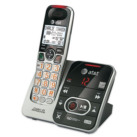 AT&T CRL32102 DECT 6.0 Expandable Cordless Phone System with Answering ...