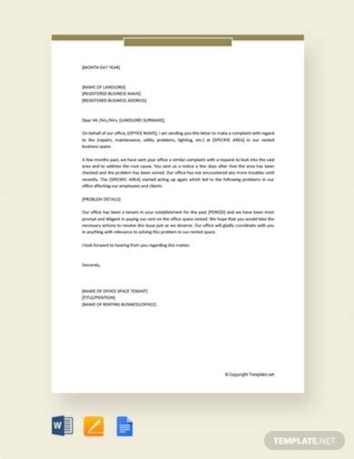 Complaint Letter To Management