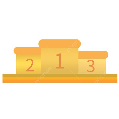 Cartoon Competition Podium Illustration, Podium, Ranking, Honor PNG ...