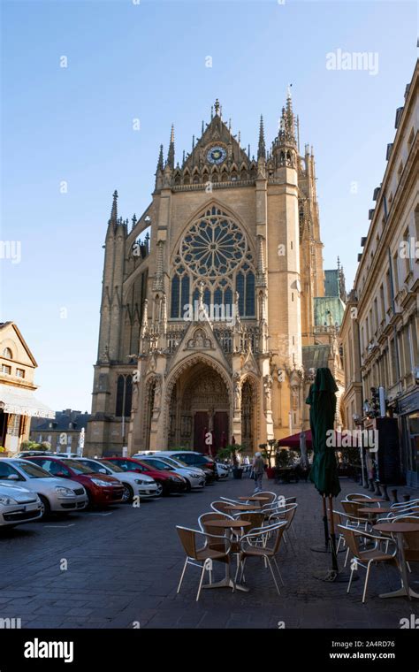 Architecture of Metz Cathedral Stock Photo - Alamy