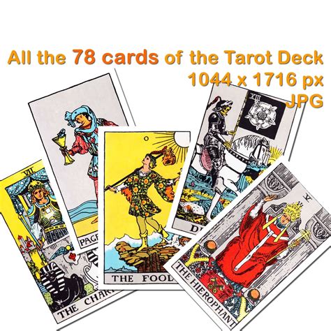 Pdf-printable Thoth 78 Tarot Cards Instant Download 78 Tarot Cards, Cards, Tarot Cards | ミロマナラに ...