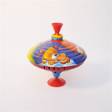 Vintage Metal Spinning Top Spinning Top Toy Spinning Toy