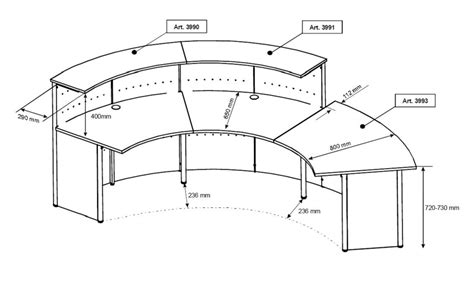 Office Reception Desk Drawing - Image to u