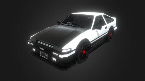 Hachi Roku AE86 - 3D model by dikainst [8644a6d] - Sketchfab