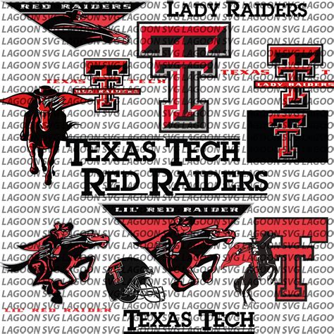 Red Raiders Svg University Svg Bundle Texas Tech Football - Etsy