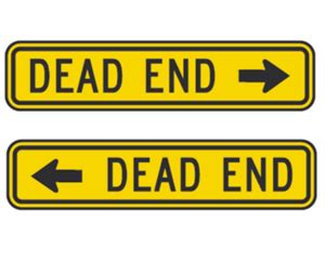 Buy Dead End Street Signs - USA Traffic Signs