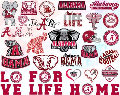 Alabama Crimson Svg, NCAA svg, NFL svg Football Svg Files, T-shirt ...