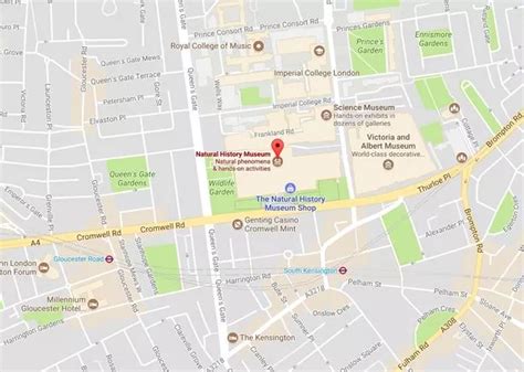 √ British Natural History Museum Map - Alumn Photograph