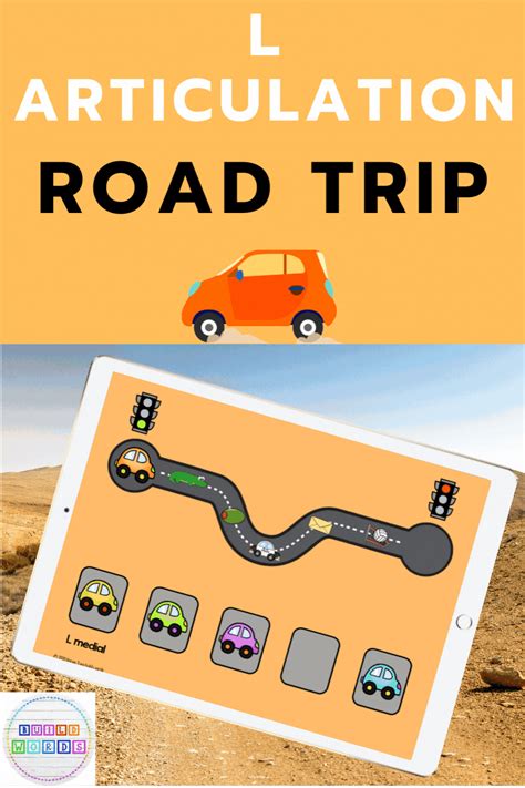 an image of a road map with cars on it and the words articulation road trip