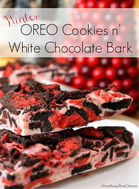 2 Ingredient OREO Cookies and White Chocolate Bark Recipe