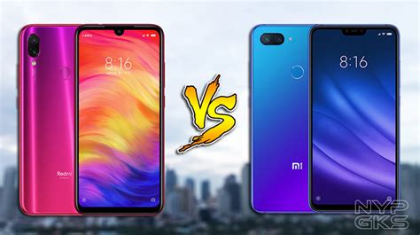 Xiaomi Redmi Note 7 vs Xiaomi Mi 8 Lite: Specs Comparison | NoypiGeeks