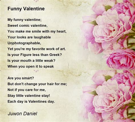 Funny Valentine - Funny Valentine Poem by Juwon Daniel