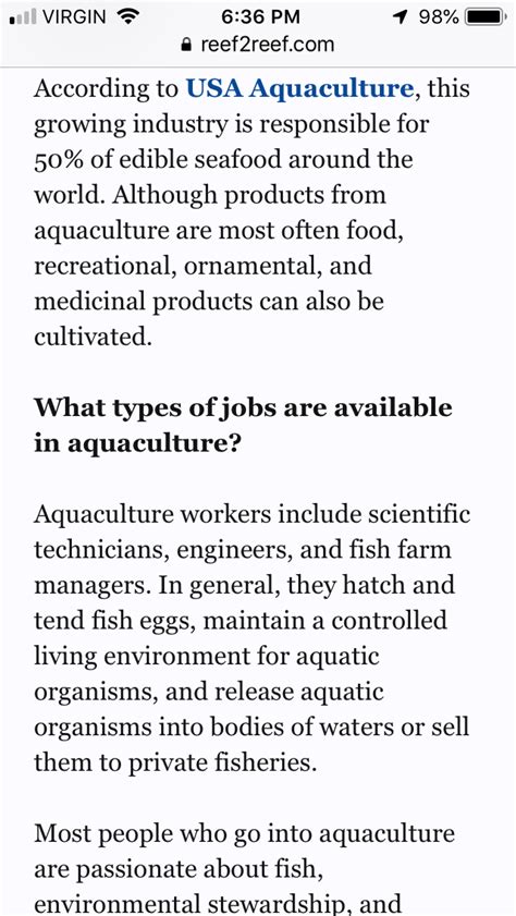 Living the Dream: How to Get a Job in Aquaculture | Reef2Reef