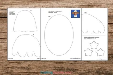 Bald Eagle Craft (Free Template) - Crafting Jeannie Crafting Jeannie