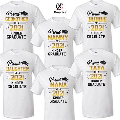 Family of Graduate Shirts Graduation Tee Shirt Matching | Etsy