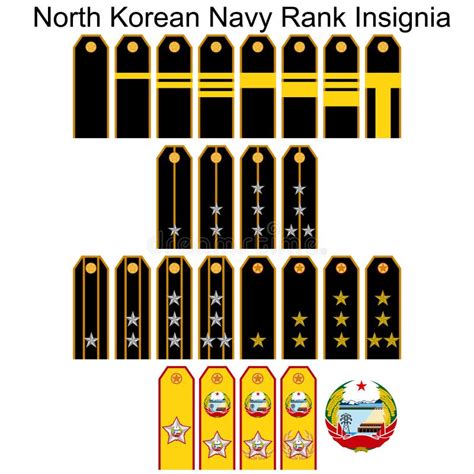 Insignia Navy North Korean Army Stock Vector - Illustration of drawing ...