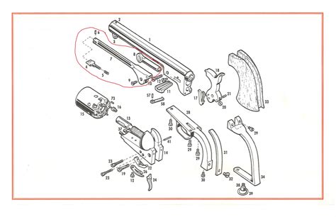 #7 1851 Loading Lever Complete +4+5+6+8+9