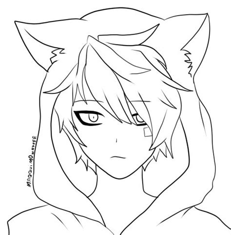 Anime neko, Tutoriais de desenho anime, Anime wolf