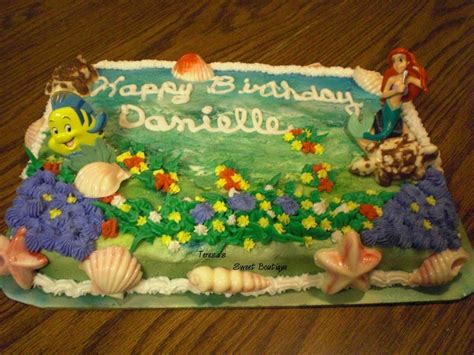 Ariel And Flounder - CakeCentral.com