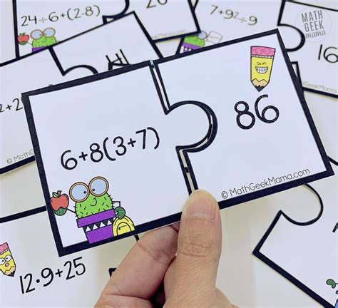 Order of Operations Games | Math Geek Mama | Math operations, Order of operations, Math geek