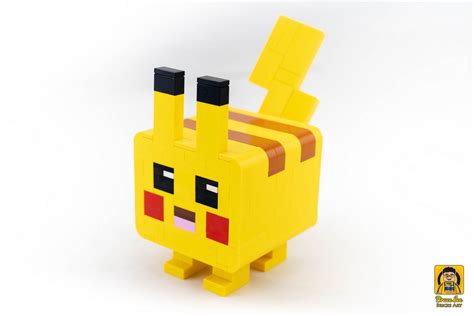 Pikachu Cube Version | Cool lego, Lego party, Lego