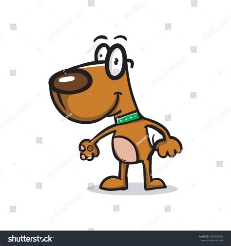 Dog Wearing Glasses Cartoon Character Mascot Stock Vector (Royalty Free) 1593705763 | Shutterstock