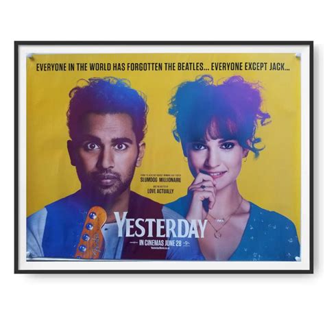 Yesterday (2019) Original UK Quad Poster - Cinema Poster Gallery