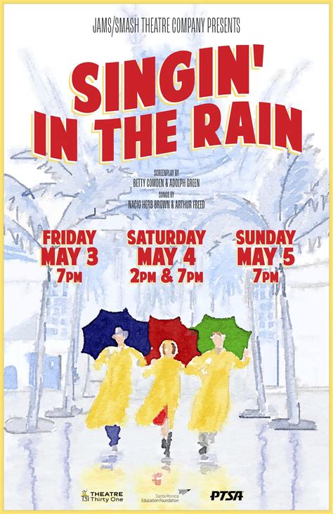 Singin' in the Rain Poster w1000 - Theatre 31