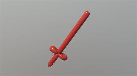 Balloon Sword - Buy Royalty Free 3D model by plaggy [9f94569] - Sketchfab Store