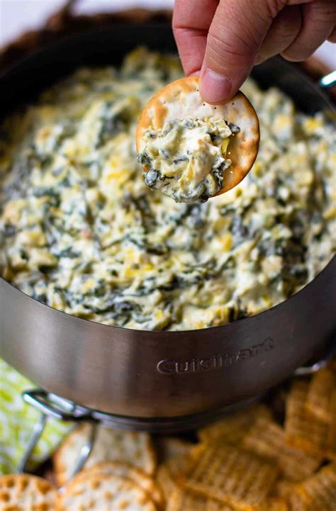 Crock Pot Spinach Artichoke Dip