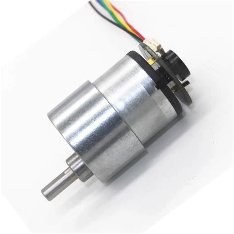 JGB37-520 DC gear motor encoder with self-balancing Hall encoder with speed