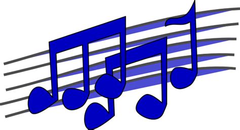 Blue Musical Note Clip Art at Clker.com - vector clip art online ...