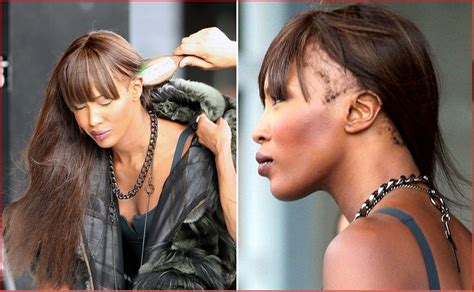 Celebrity Clothing Celeb: naomi campbell bald head