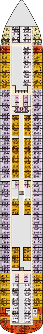 Carnival Dream Deck plan & cabin plan