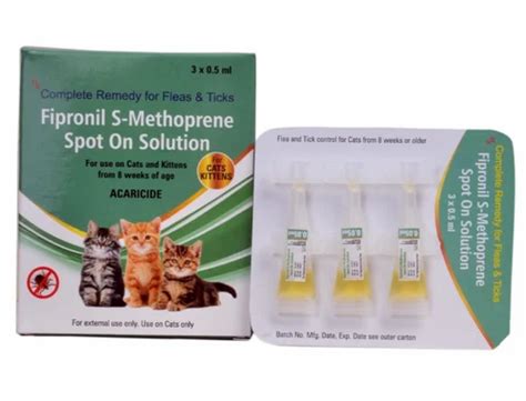 Medicine Grade Fipronil Spot On Solution For Cats & Kittens (0.5 mL) at Rs 250/kg in Thane