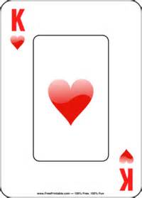 King of Hearts Playing Card