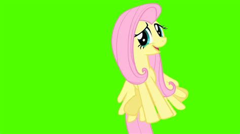 Fluttershy Sings - Green Screen Ponies - YouTube