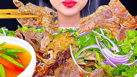 ASMR MUKBANG Noodle Spicy Beef (Eating Sounds) ASMR PHAN - YouTube