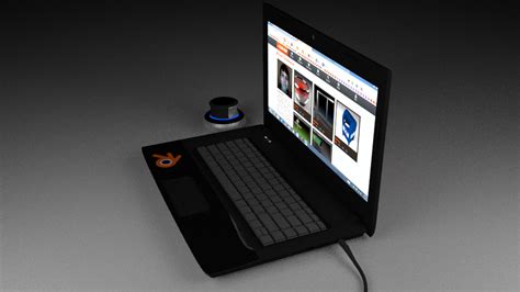 Blender Laptop free 3D Model .max .blend - CGTrader.com