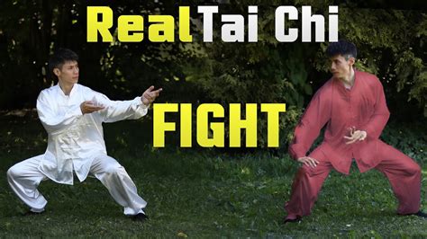 Tai Chi vs Tai Chi Fight Real Techniques - YouTube