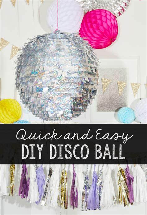 Make Your Own Quick and Easy DIY Disco Ball for New Year's Eve | How ...