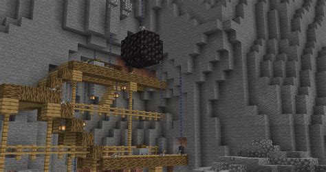 Mineshaft build using the new chain blocks! : r/Minecraft